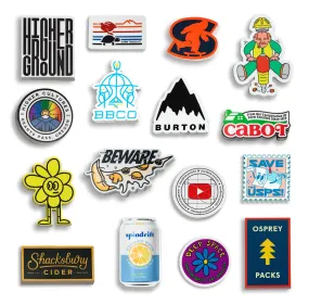 100 2.5" Custom Vinyl Stickers for $25