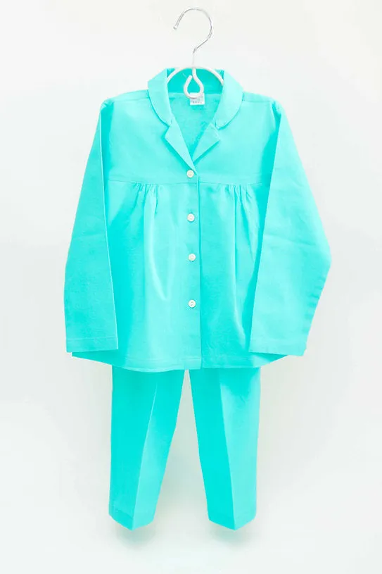 100% cotton blue night suit for girls