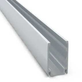 16mm X 25mm Aqs-420 Aluminium Profile 1000mm Or 2000mm In Silver