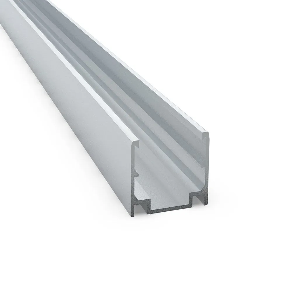 19mm X 20mm Aqs-510 Aluminium Profile 1000mm Or 2000mm In Silver