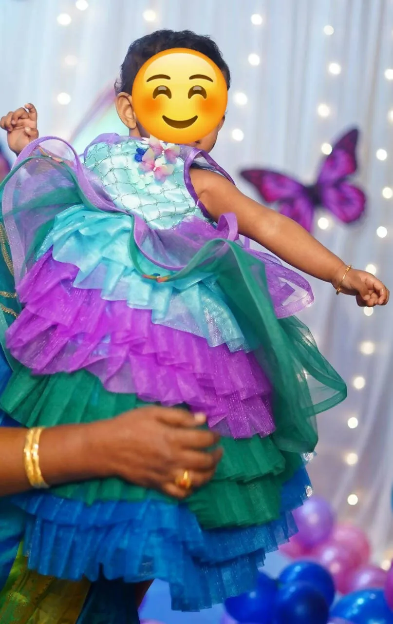 1st Birthday Frock - Princess Look