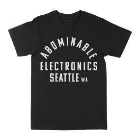 Abominable Electronics "Seattle" Black T-Shirt