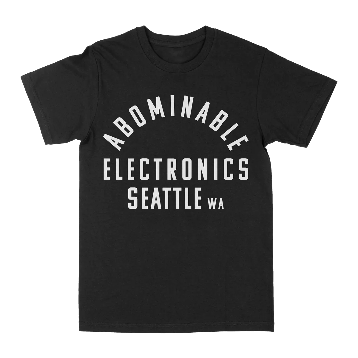 Abominable Electronics "Seattle" Black T-Shirt