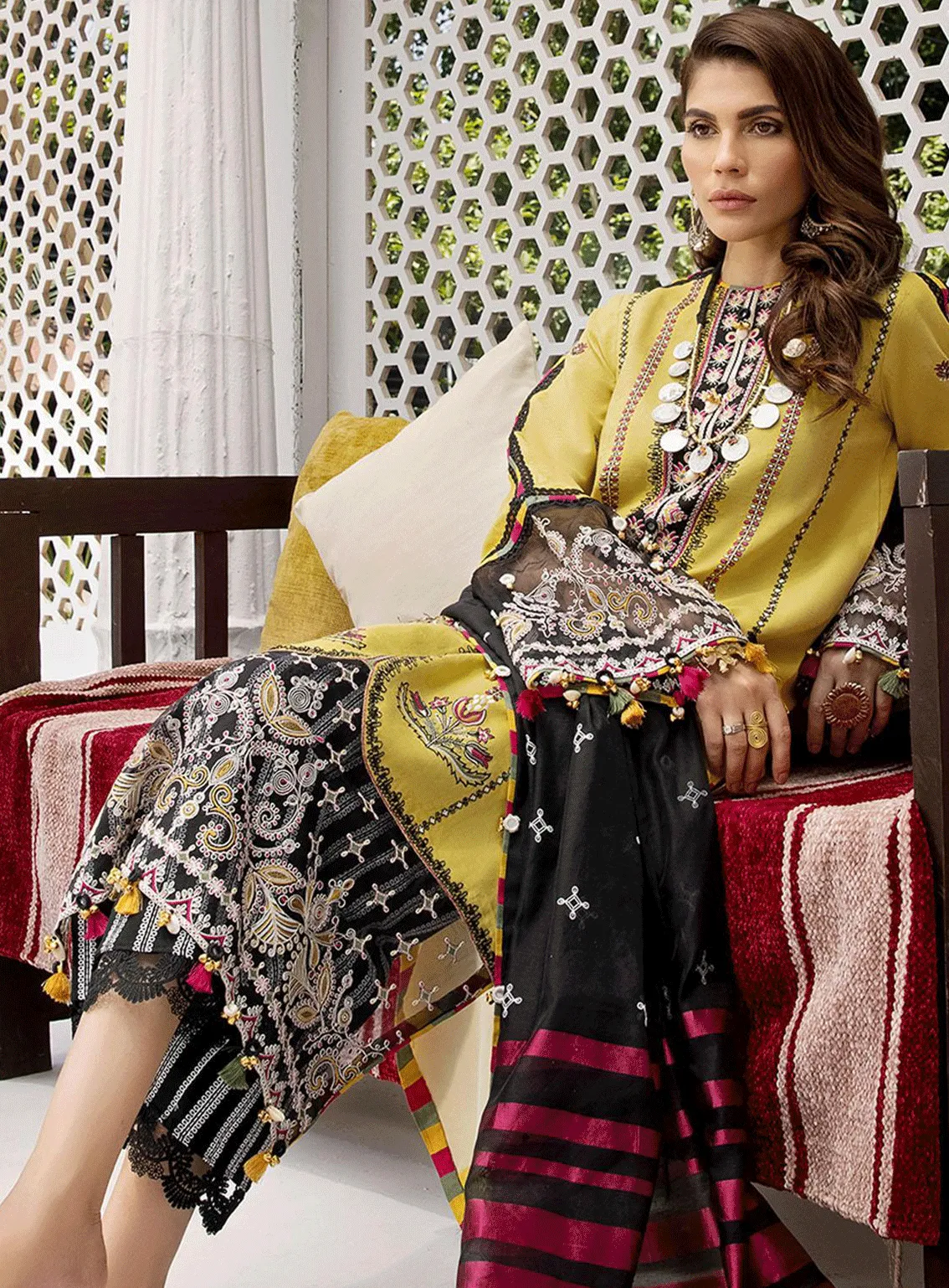 Anaya By Kiran Chaudhry Embroidered Lawn Unstitched 3 Piece Suit - AE21-03 NEHA