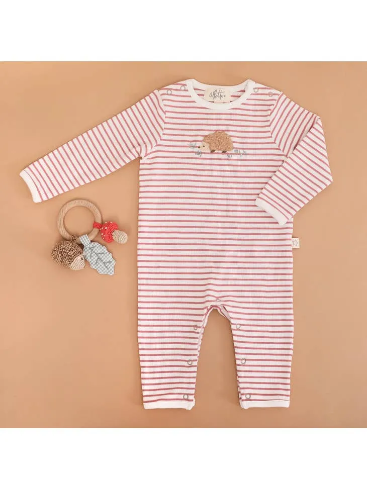 Applique Henry Hedgehog Baby Romper