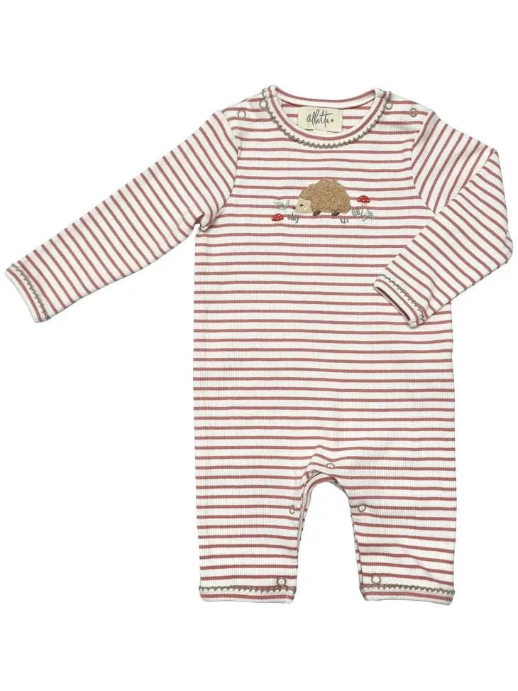 Applique Henry Hedgehog Baby Romper