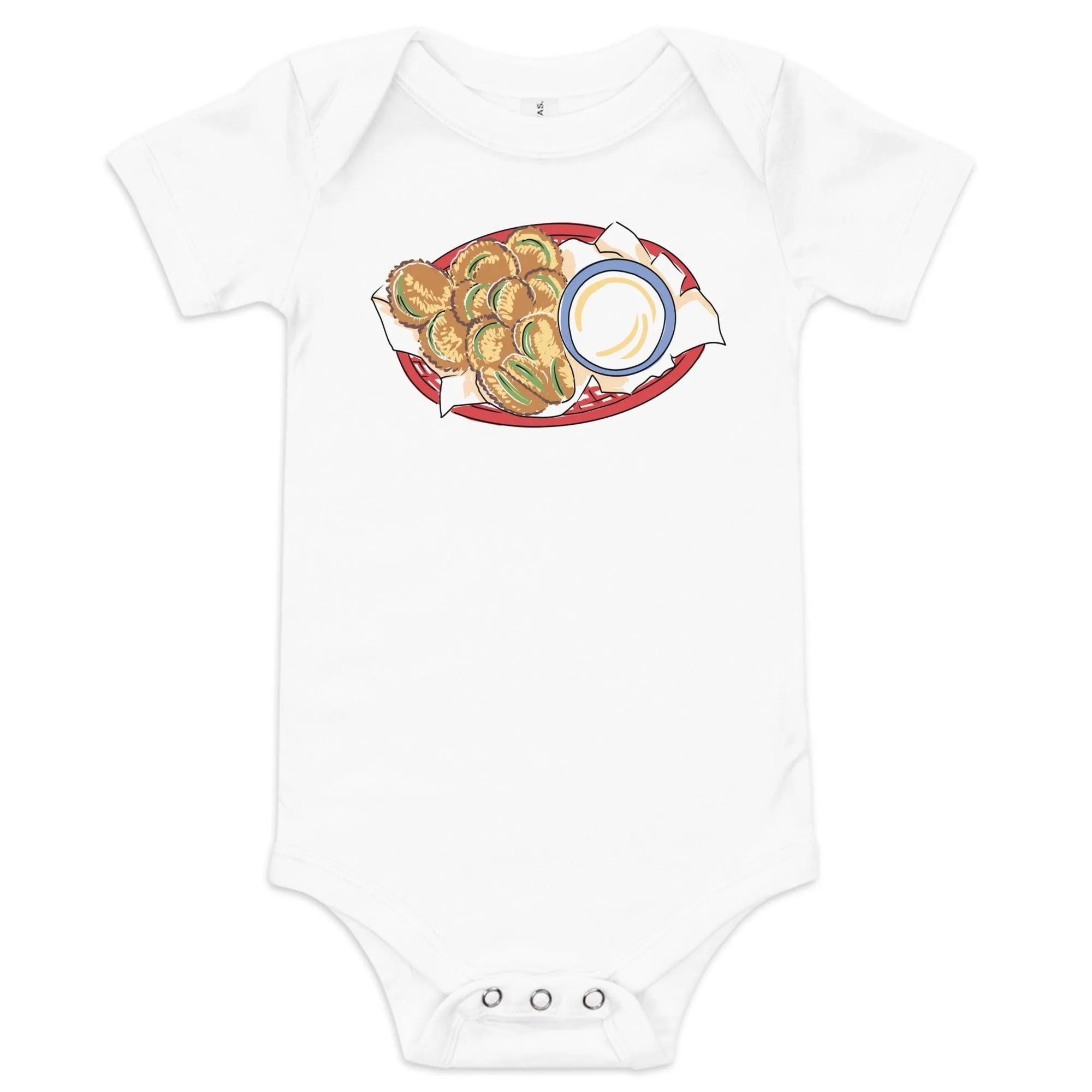 Arkansas Fried Pickle Baby Onesie