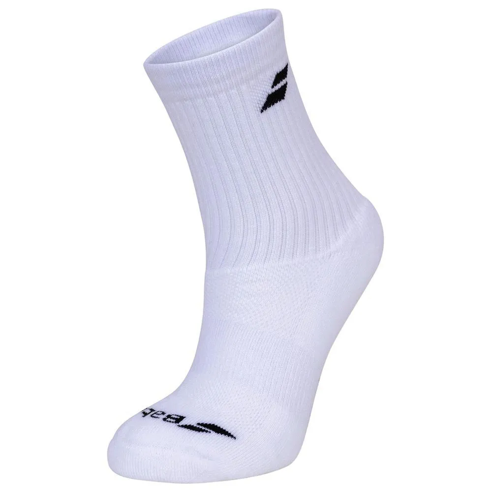 Babolat 5UA1371 3 Pairs Socks White