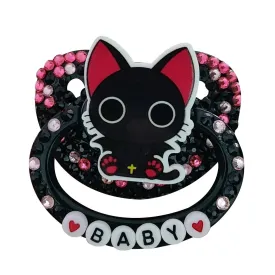 Baby Black Cat Deco Pacifier