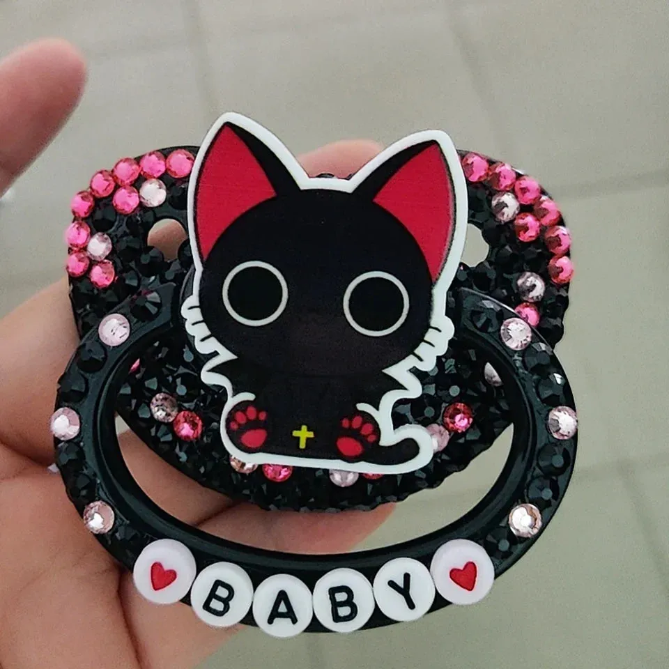 Baby Black Cat Deco Pacifier