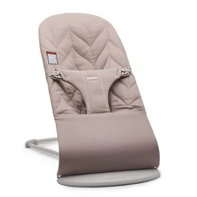 BabyBjorn Bouncer Bliss Cotton Petal Quilt Sand Grey