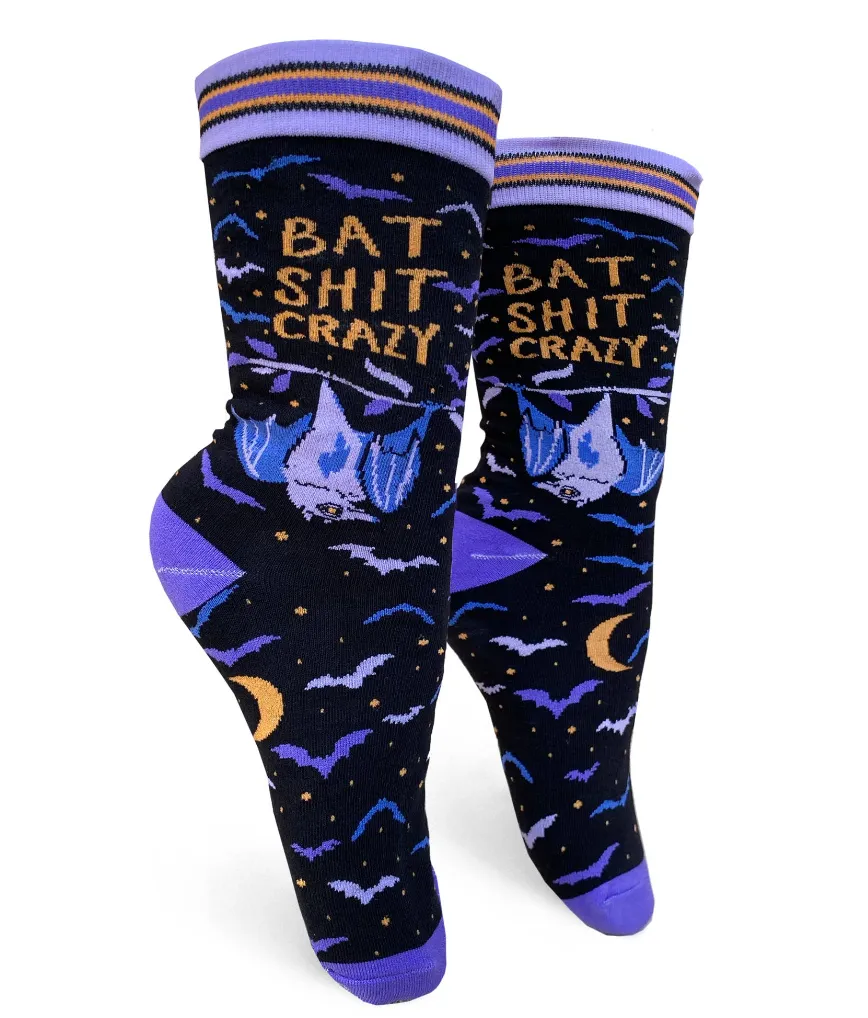 Bat Shit Crazy Women's Crew Socks