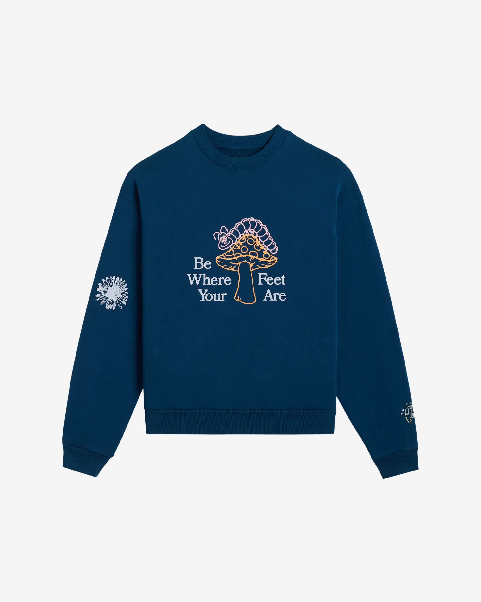 Be Where Your Feet Are Heavyweight Crewneck Sweater