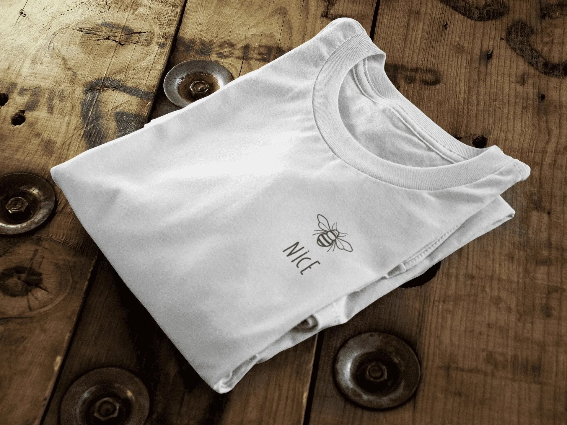 Bee Nice || Organic Cotton || Unisex T-Shirt