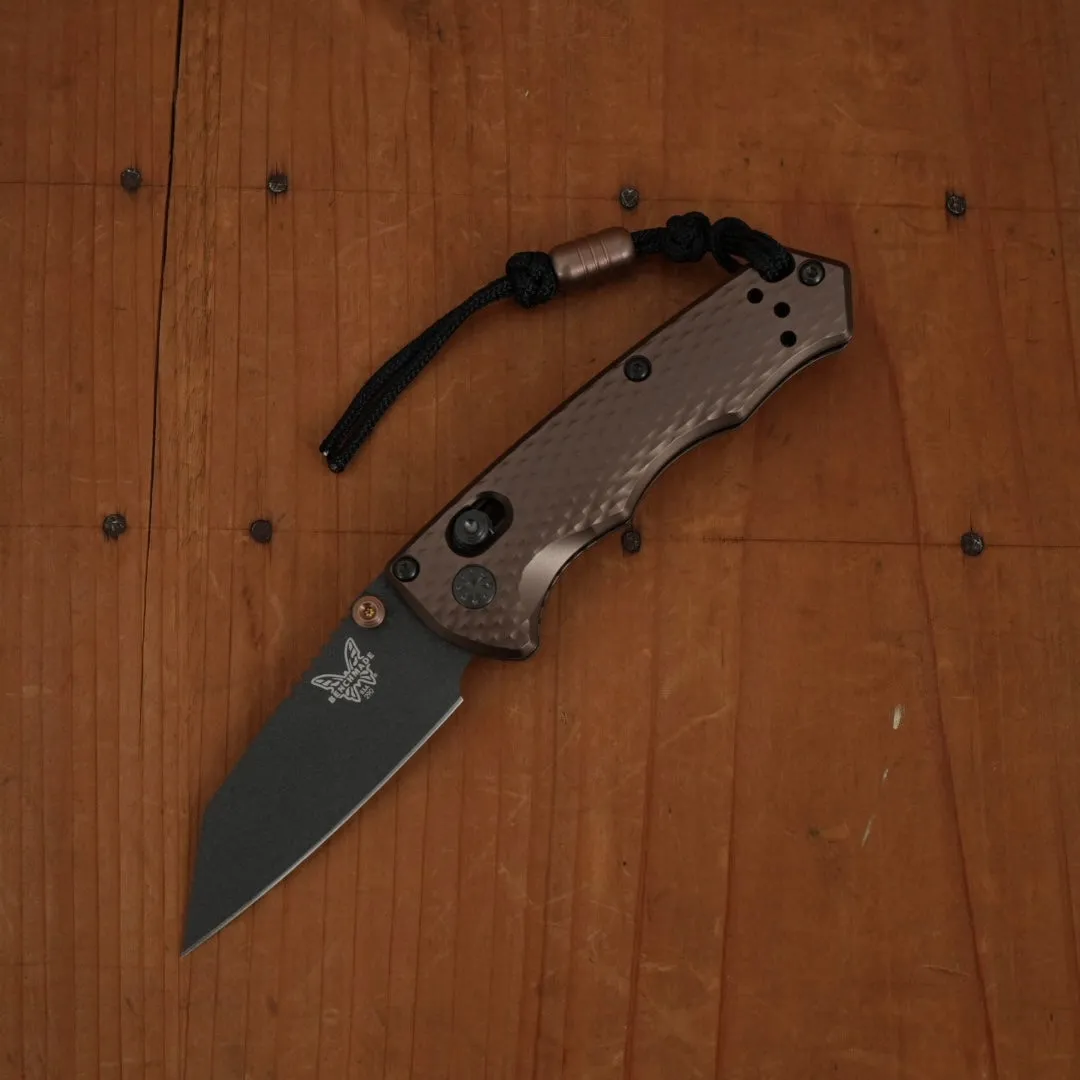 Benchmade 290BK-1 Full Immunity Wharncliffe CPM-M4 AXIS Lock Burnt Bronze Handle