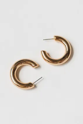 Betty Gold Shiny Earrings - Final Sale