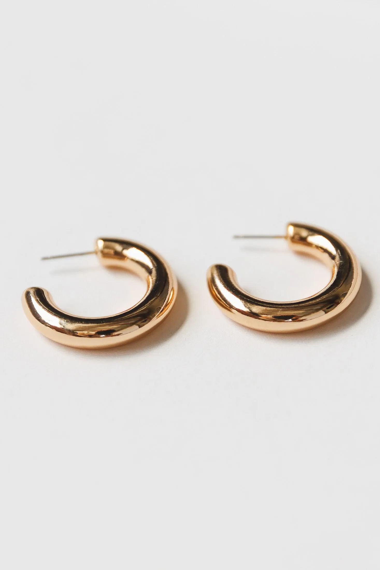 Betty Gold Shiny Earrings - Final Sale