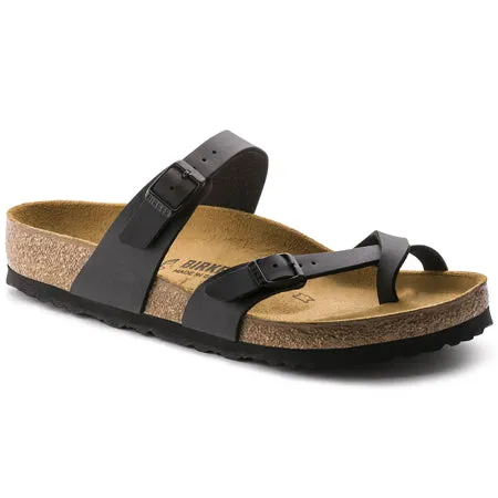 BIRKENSTOCK MAYAR BIRKO-FLOR BLACK  - WOMENS