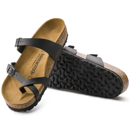 BIRKENSTOCK MAYAR BIRKO-FLOR BLACK  - WOMENS