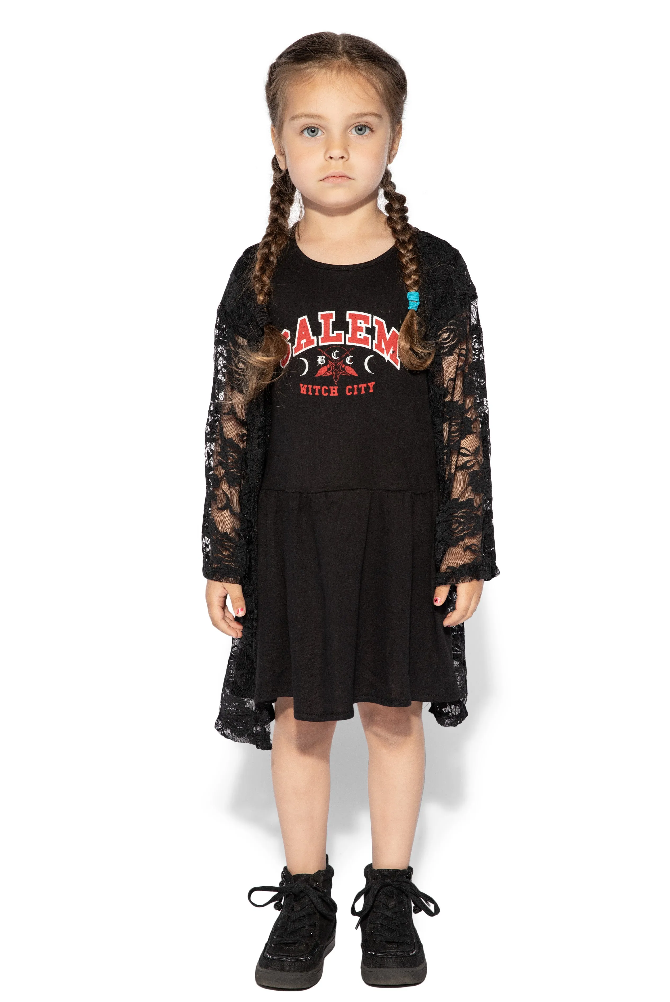 Black Lace - Kids Cardigan