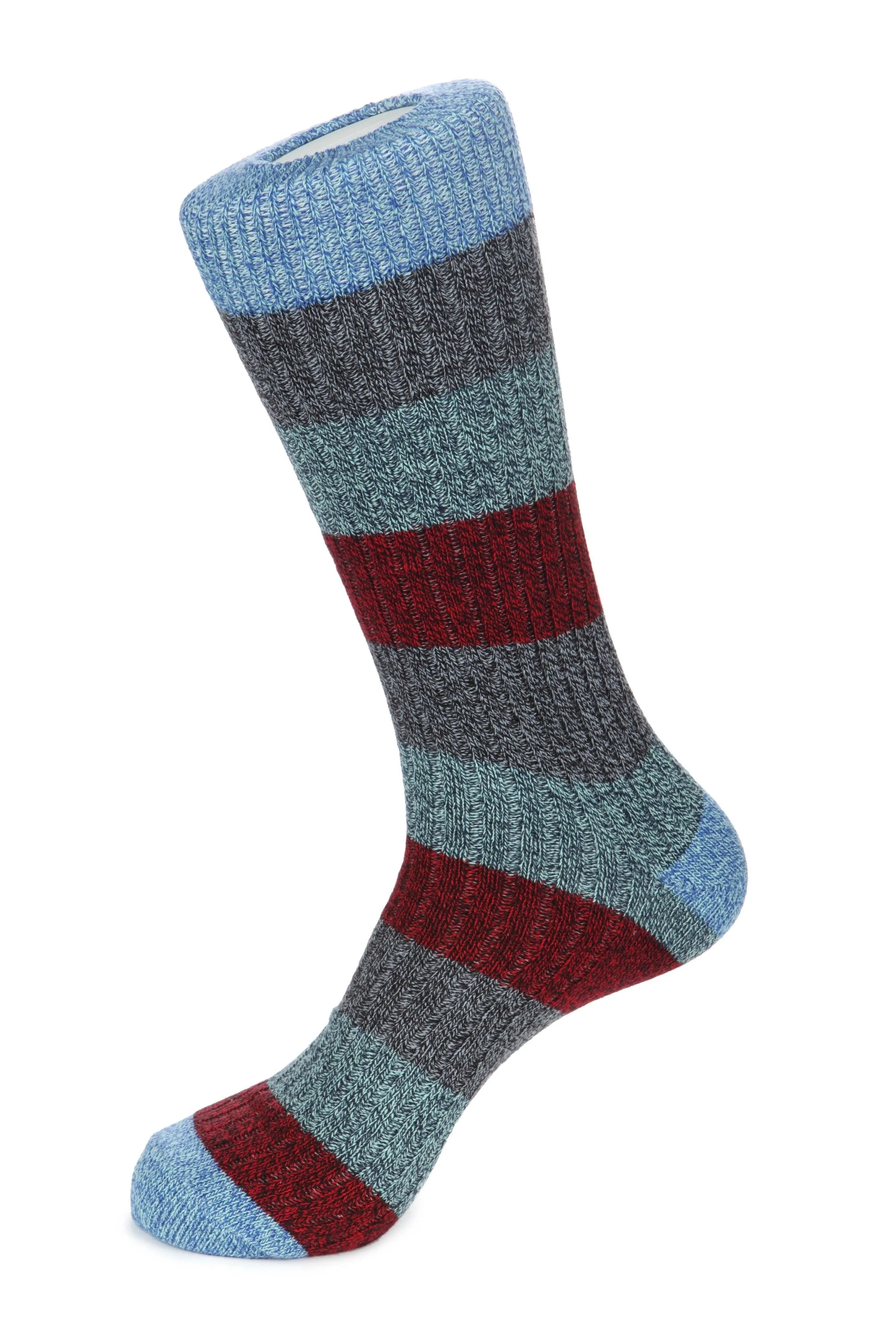 Boot Sock Melange Basic Stripe