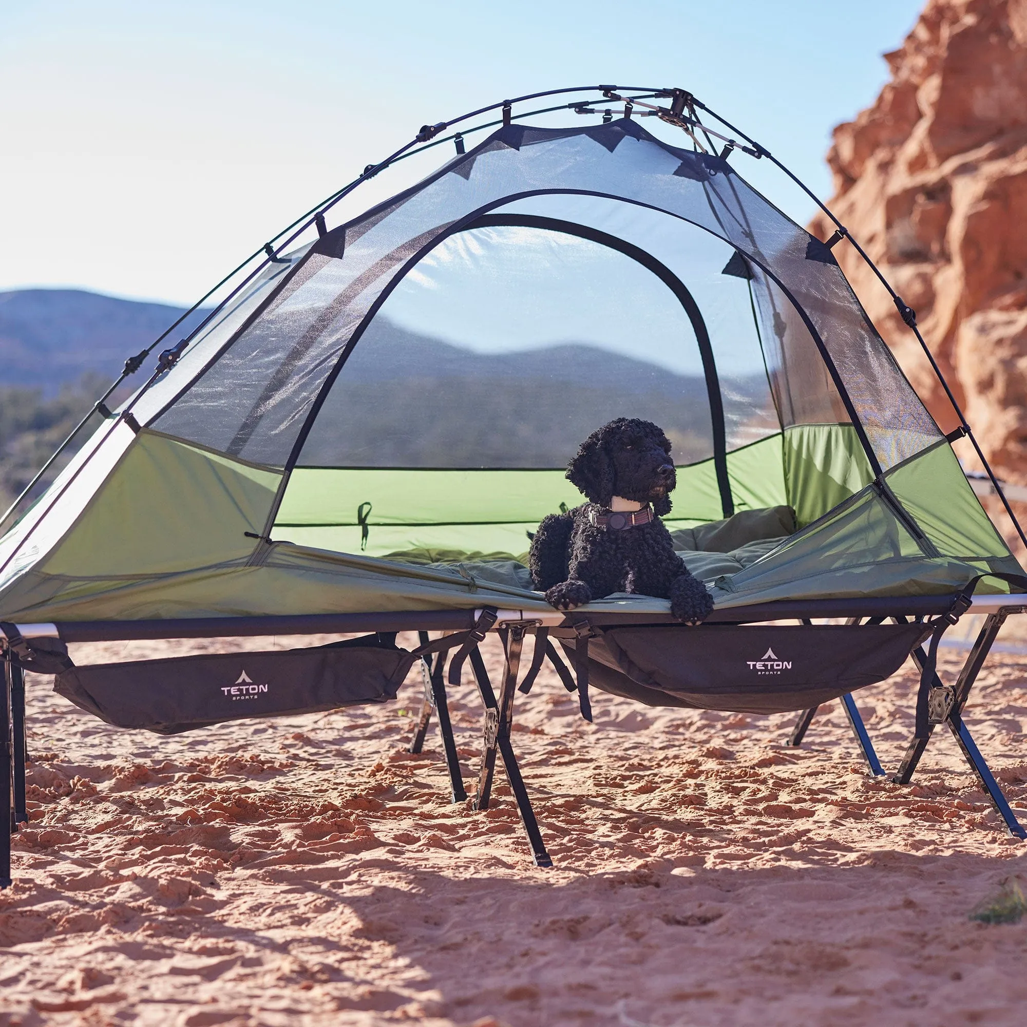 Camp Cot Under-Storage