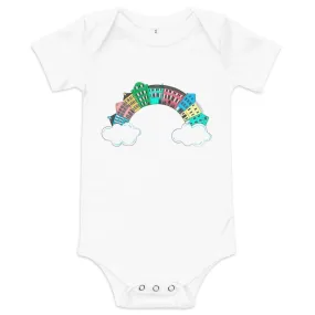 Charleston Rainbow Row Baby Onesie