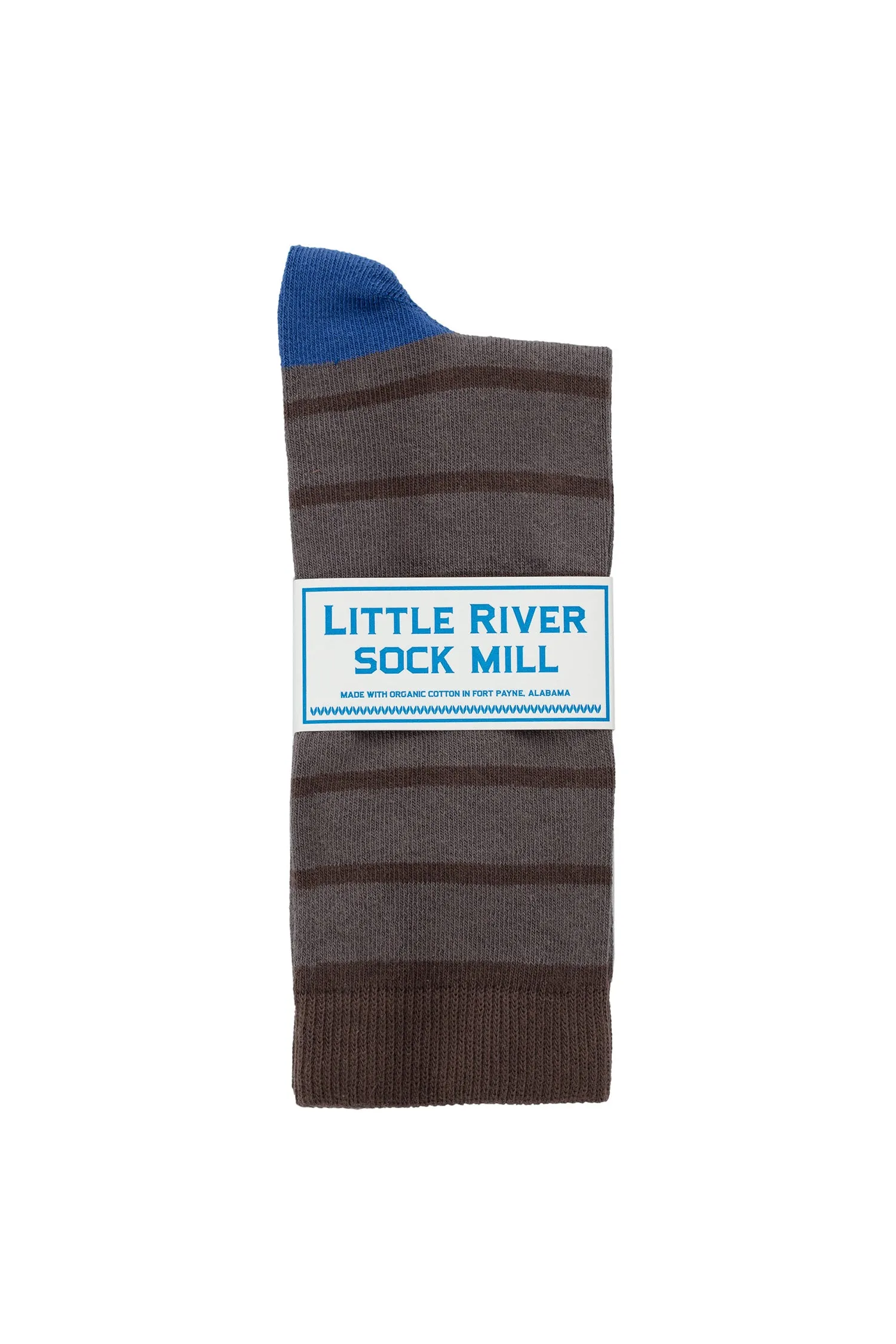 CLUB STRIPE CREW SOCK BY LITTLE RIVER SOCK MILL