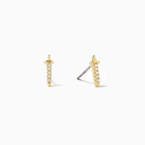 Cut Throat Stud Earrings