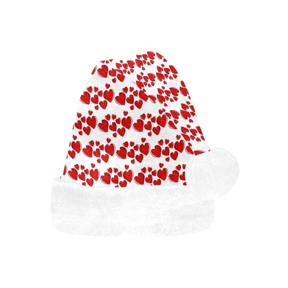 Dancing Hearts Santa Hat