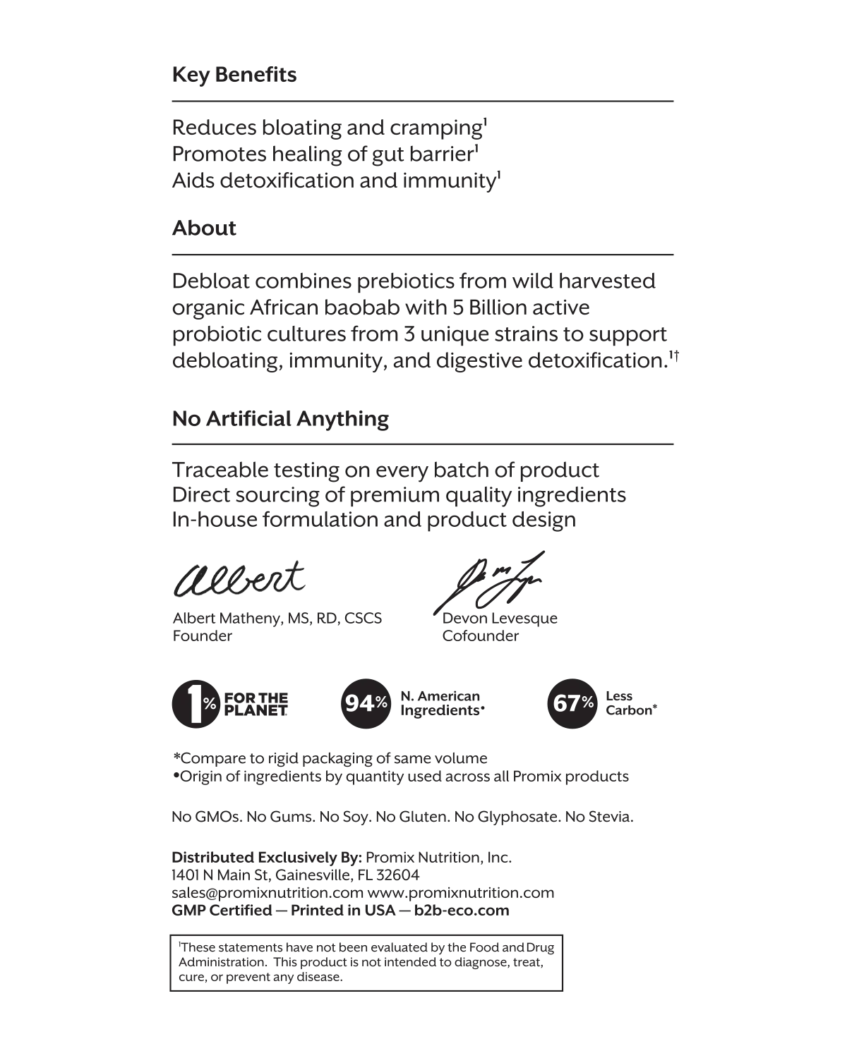 Debloat: Prebiotic   Probiotic Florida Orange