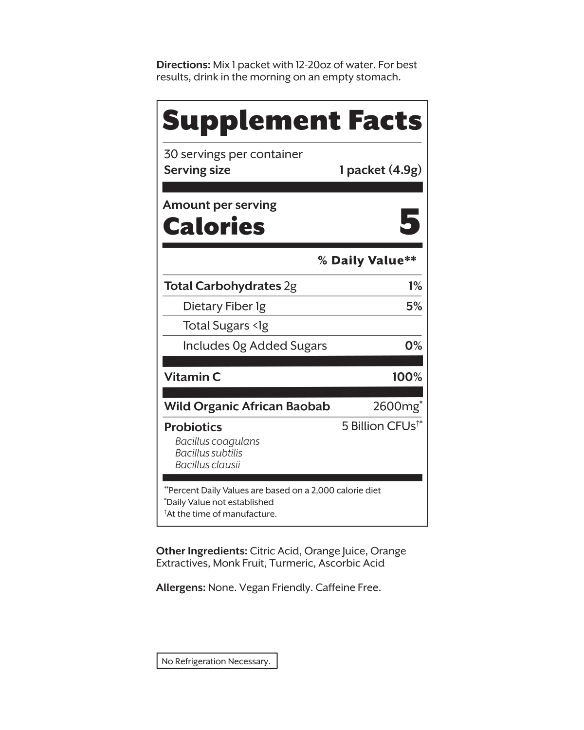 Debloat: Prebiotic   Probiotic Florida Orange