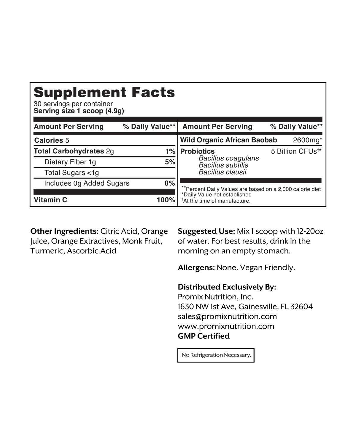 Debloat: Prebiotic   Probiotic Florida Orange