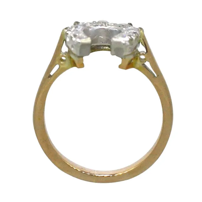 Diamond Horse Shoe Ring