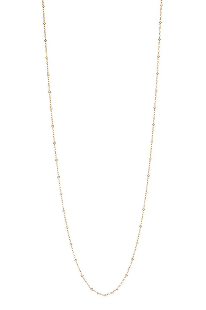 DOT CHAIN LONG NECKLACE by MARA CARRIZO SCALISE