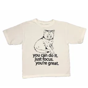 Focus Cat Youth T-shirt - Decorate It!