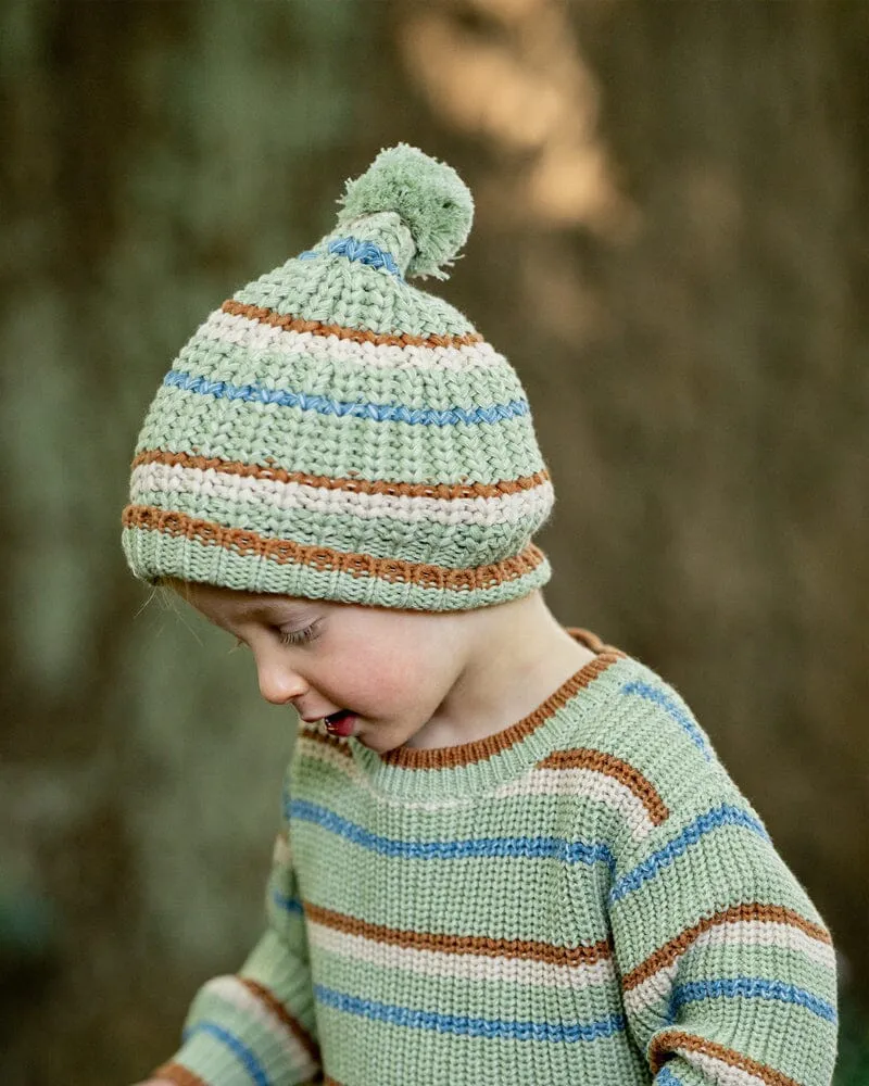 Fox & Finch - Bug Stripe Baby Knitted Jumper