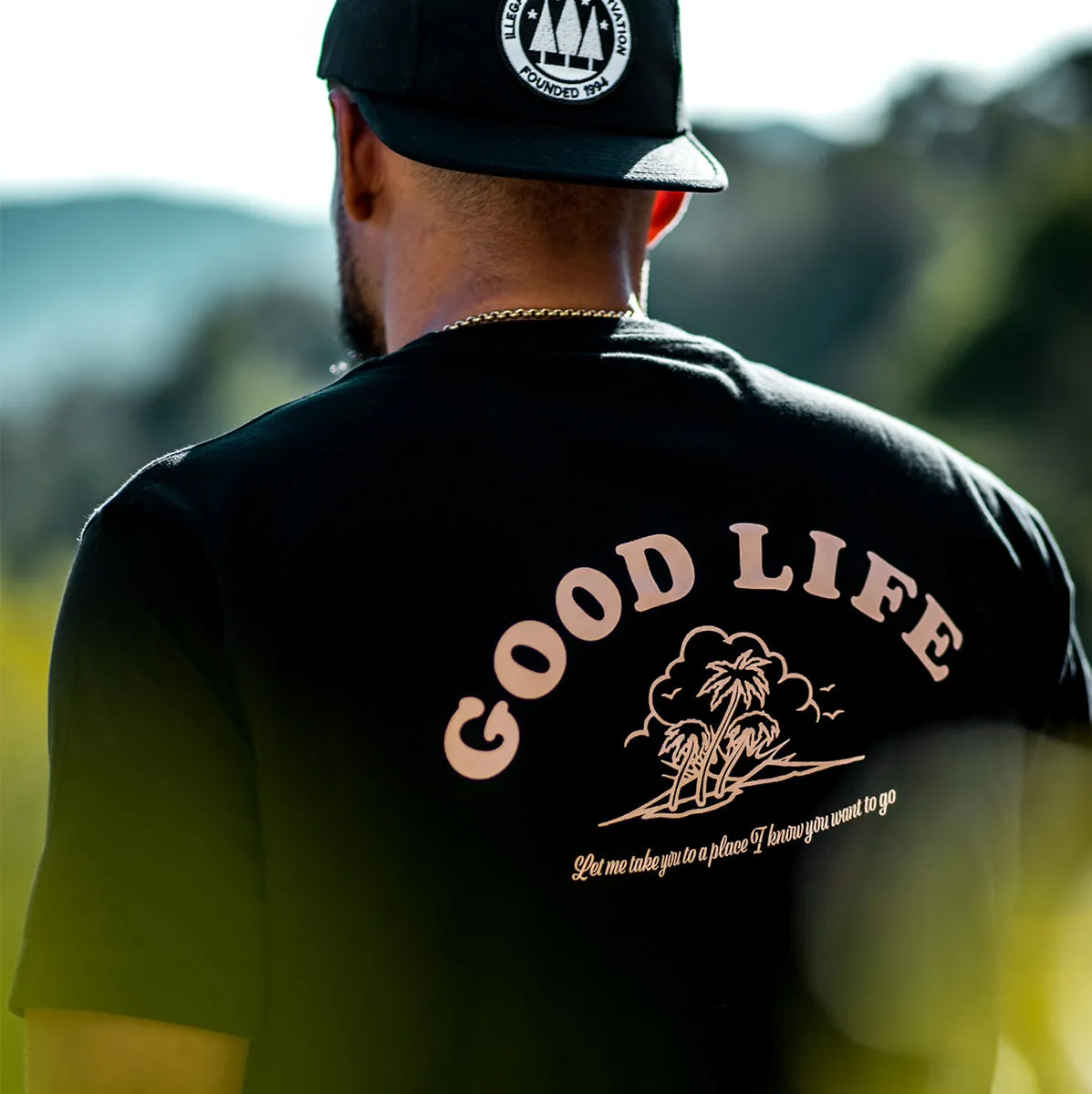 Good Life  - Oversized Tshirt - Black