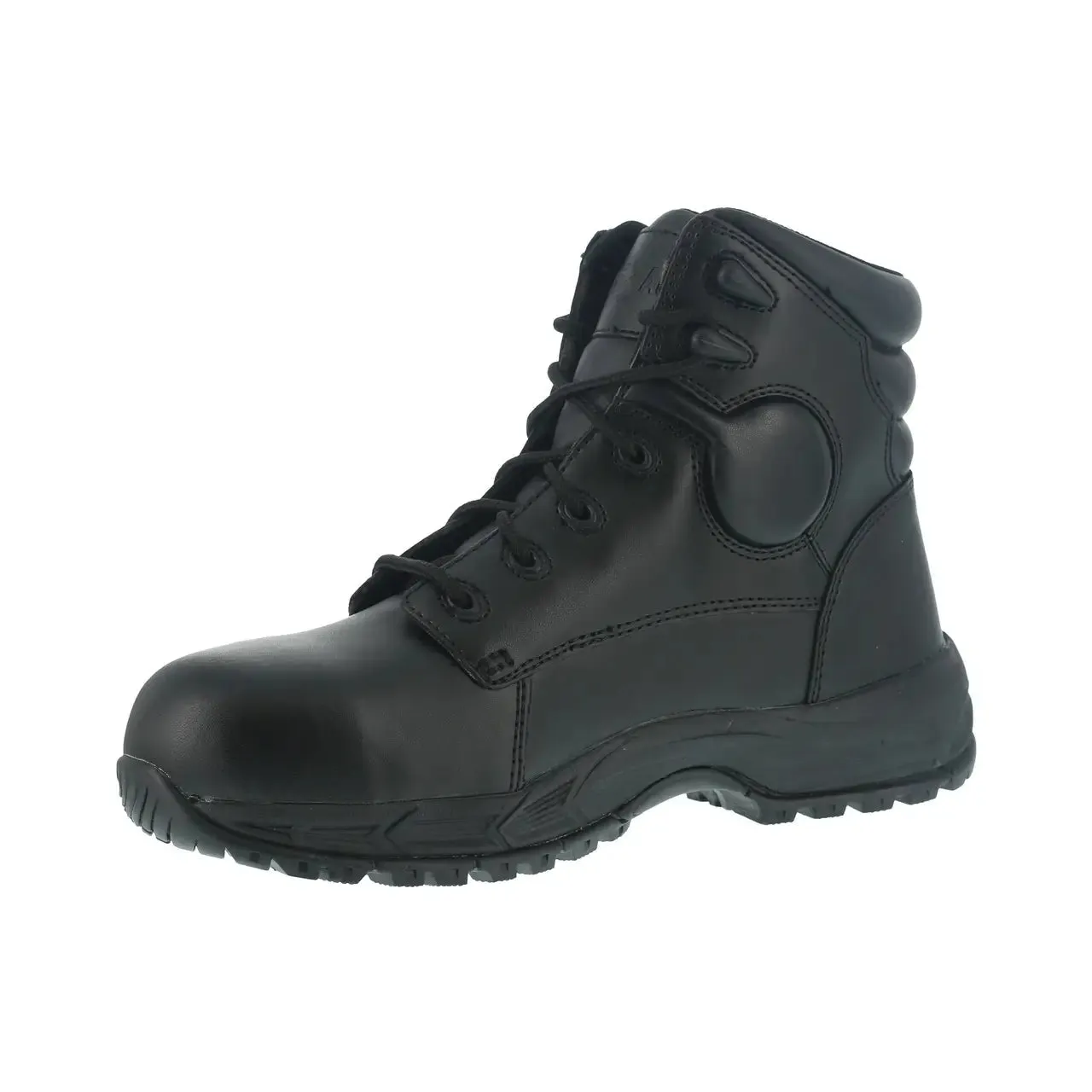 Ground Finish Steel-Toe 6" Work Boot Black