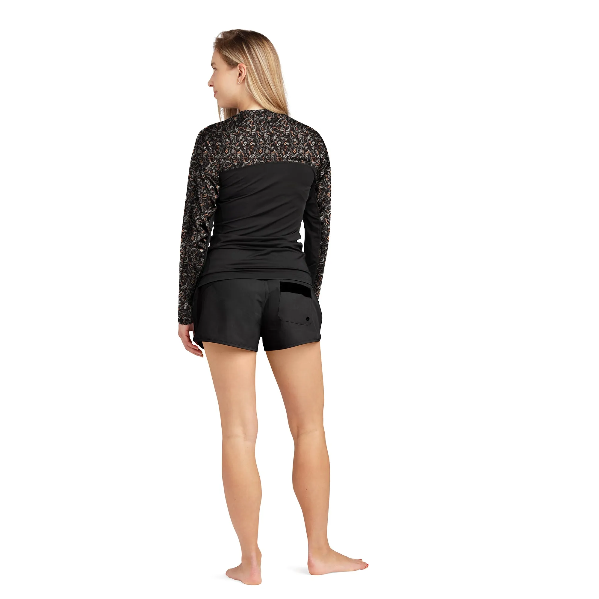 HD Snug Fit Long Sleeve Rashguard Crew - Women's