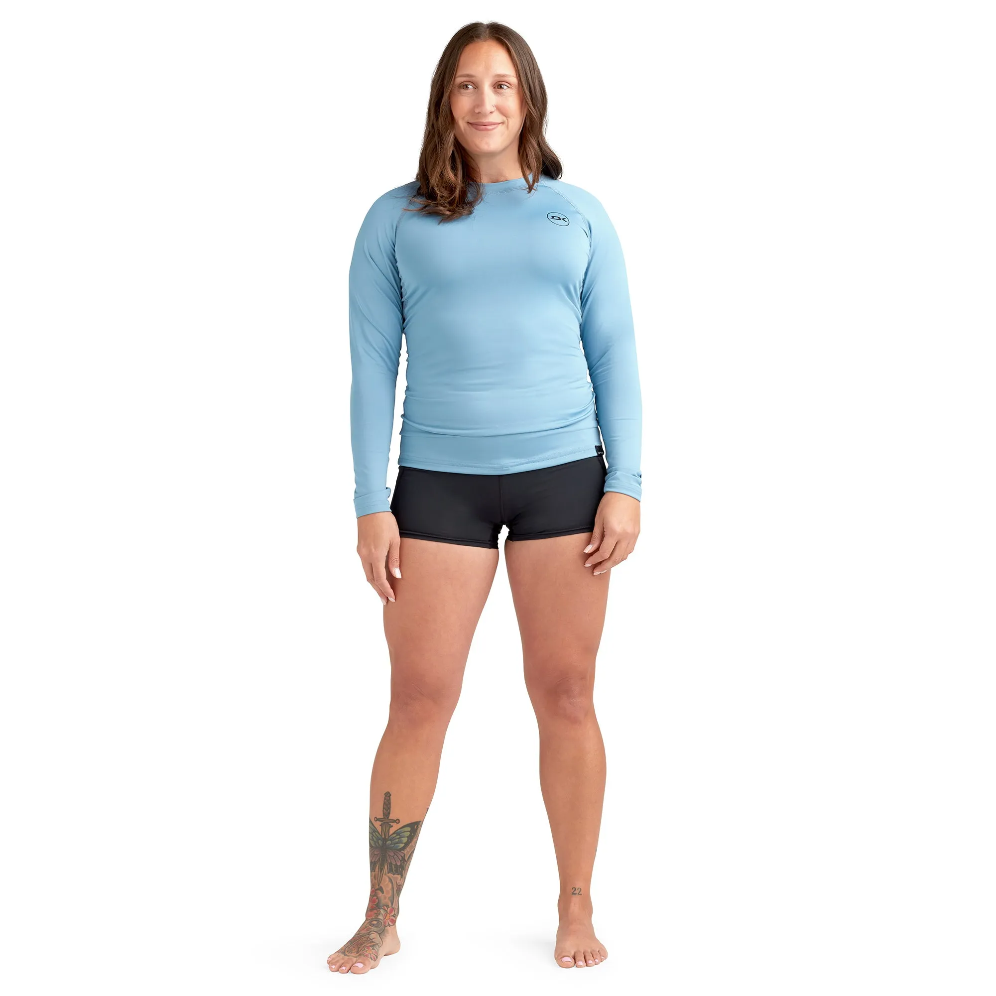 HD Snug Fit Long Sleeve Rashguard Crew - Women's