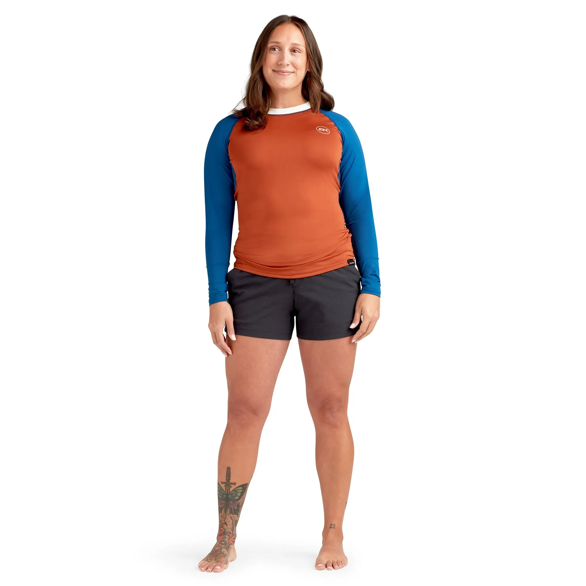 HD Snug Fit Long Sleeve Rashguard Crew - Women's