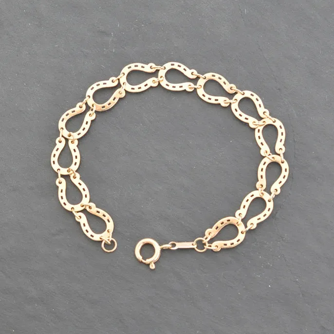 Horse Shoe Link Bracelet