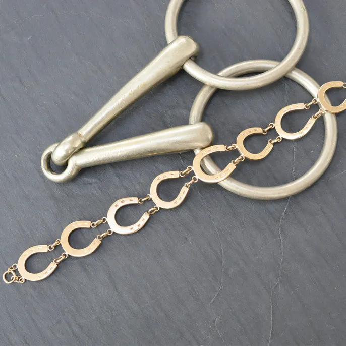 Horse Shoe Link Bracelet