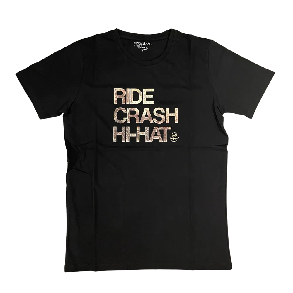 Istanbul Agop T Shirt "RIDE CRASH HI-HAT" T-Shirt