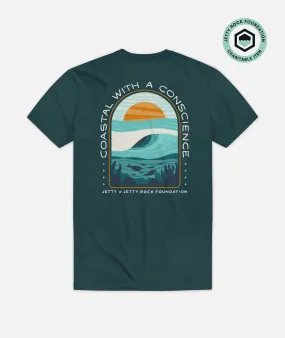 JRF x Coastal Conscience Wave Tee - Atlantic