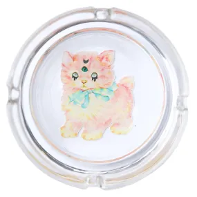 Kitty Glass Ashtray