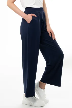 Libby Bamboo Straight Leg Pant - Ink