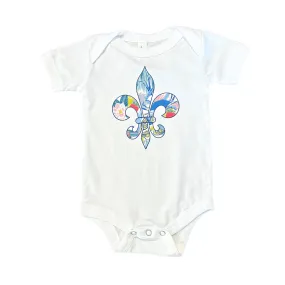 Louisiana Fleur de Lis Onesie