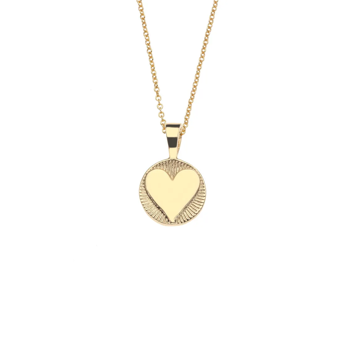 LOVE Baby Hearts Find Me Pendant 10k Gold